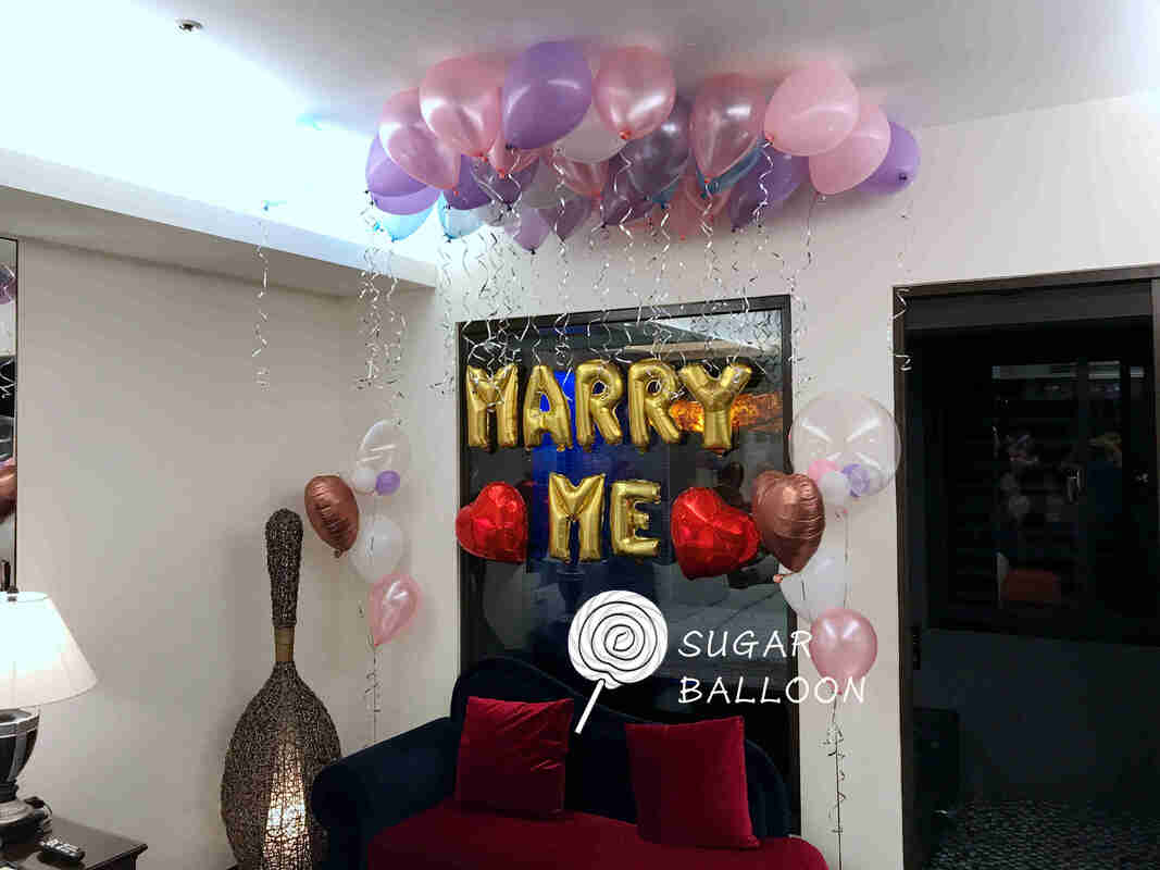 求婚氣球佈置