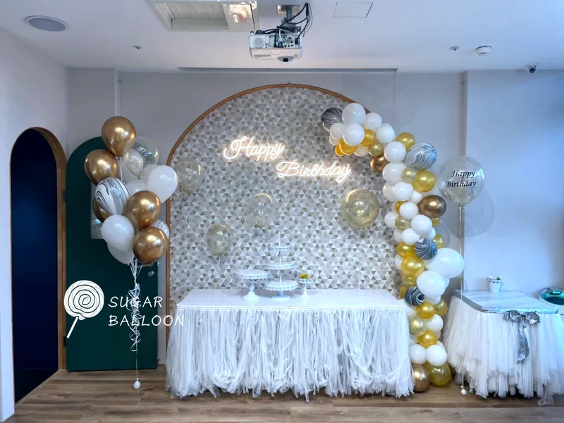 潑墨生日氣球套餐│生日│氣球佈置